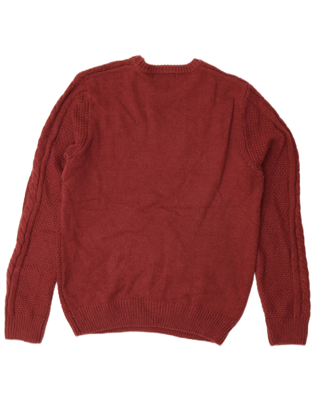 Crew Clothing Mens Neck Jumper Sweater Médio Marrom Acrílico