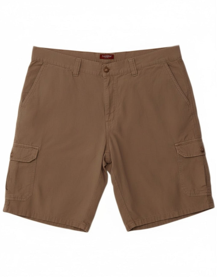 Carrera Masculino 618 Cargo Shorts W36 Grande Algodão Bege
