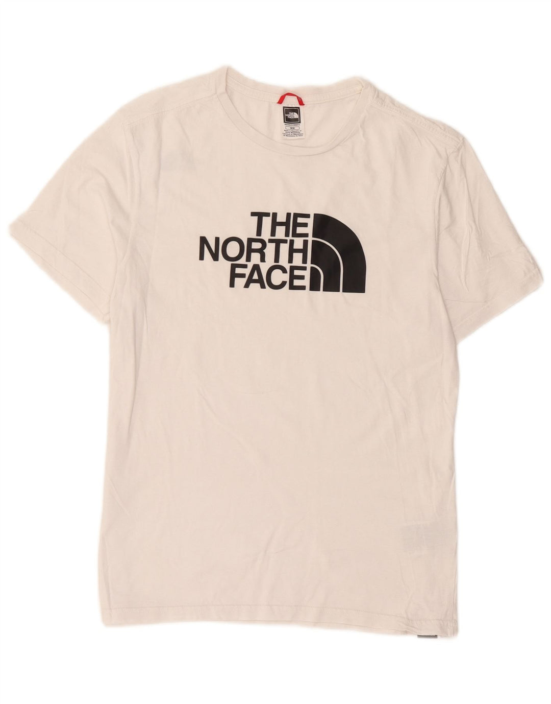 Camiseta gráfica masculina The North Face Top médio algodão branco