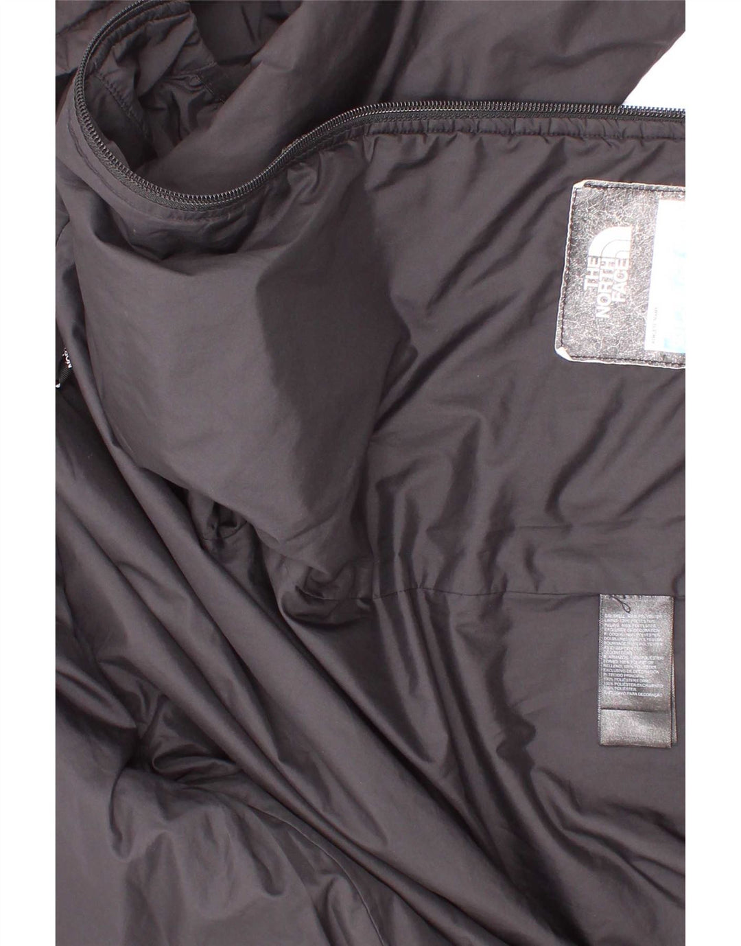 Casaco acolchoado com capuz gráfico The North Face Boys 7-8 anos pequeno preto