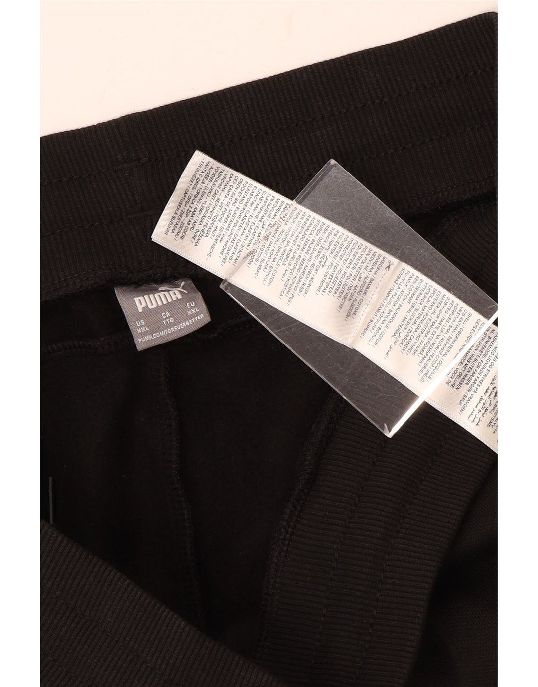 Calça de treino masculina PUMA Joggers 2XL algodão preto