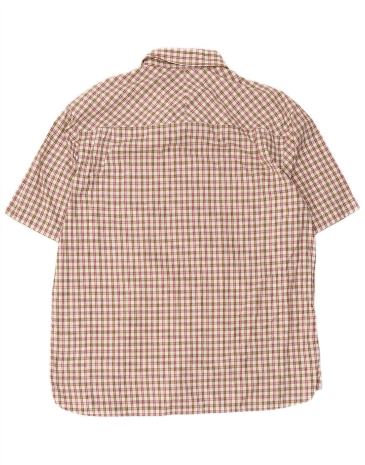 Camisa masculina de manga curta Fred Perry XL xadrez multicolorida