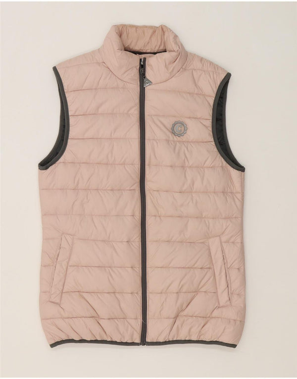 Colete acolchoado feminino Carrera UK 14 rosa médio