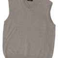 Regata masculina Marks & Spencer Blue Harbour Vest de algodão cinza médio