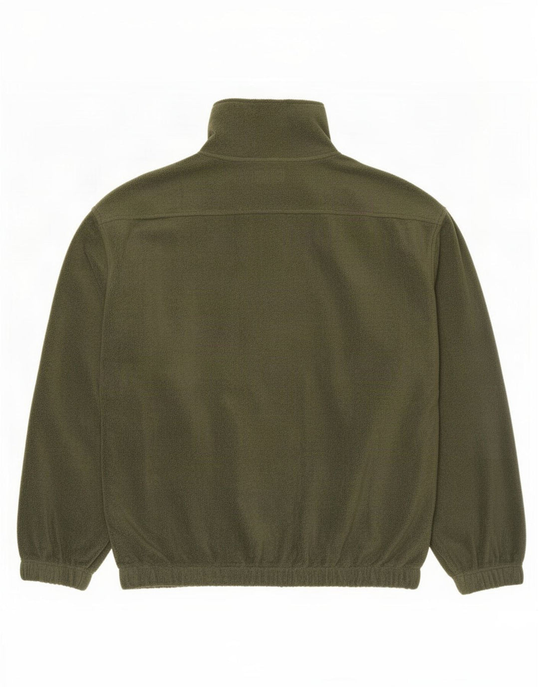 Jumper de lã Anorak masculino vintage grande poliéster cáqui