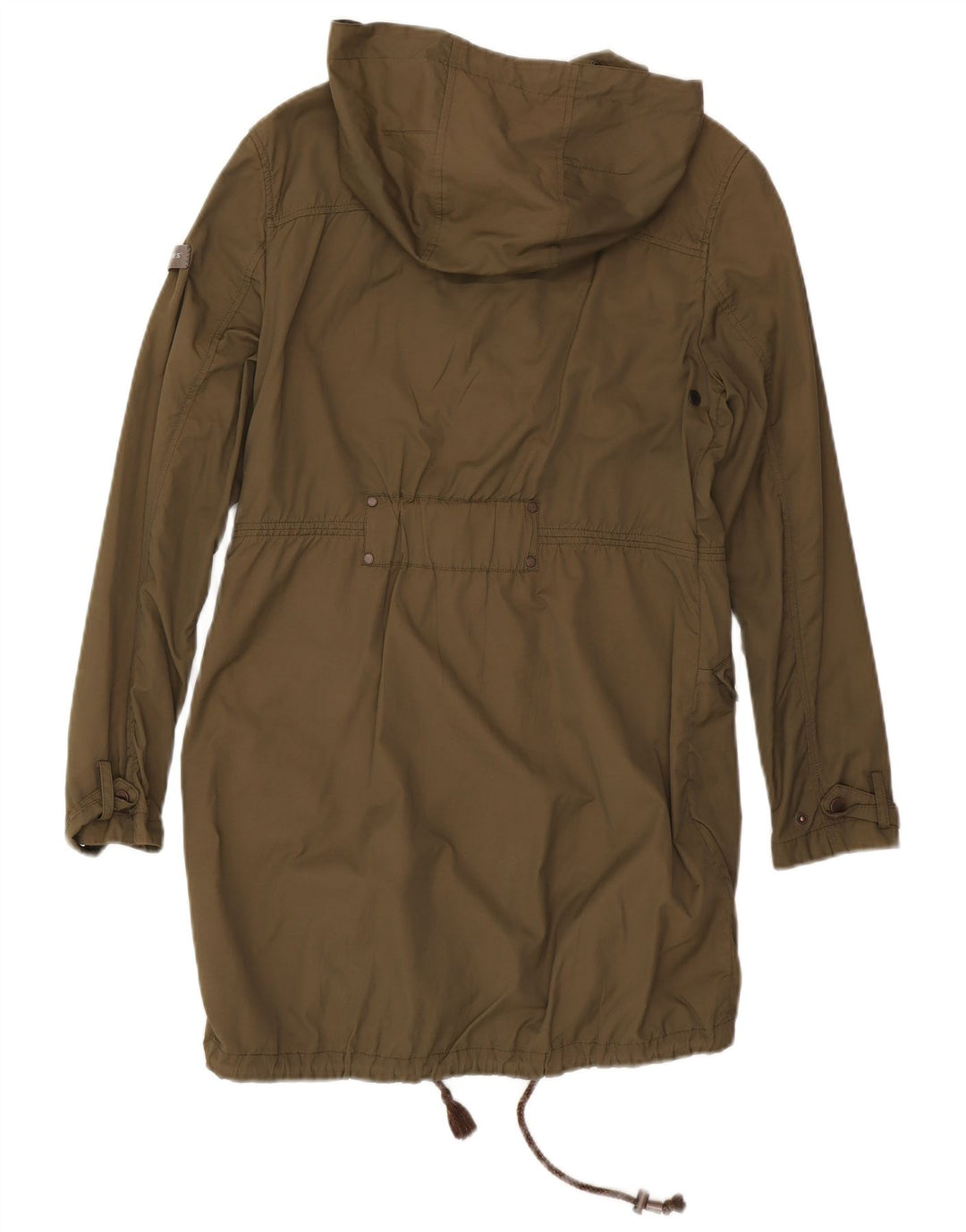 Jaqueta Parka feminina com capuz Frieda & Freddies UE 36 pequena cáqui