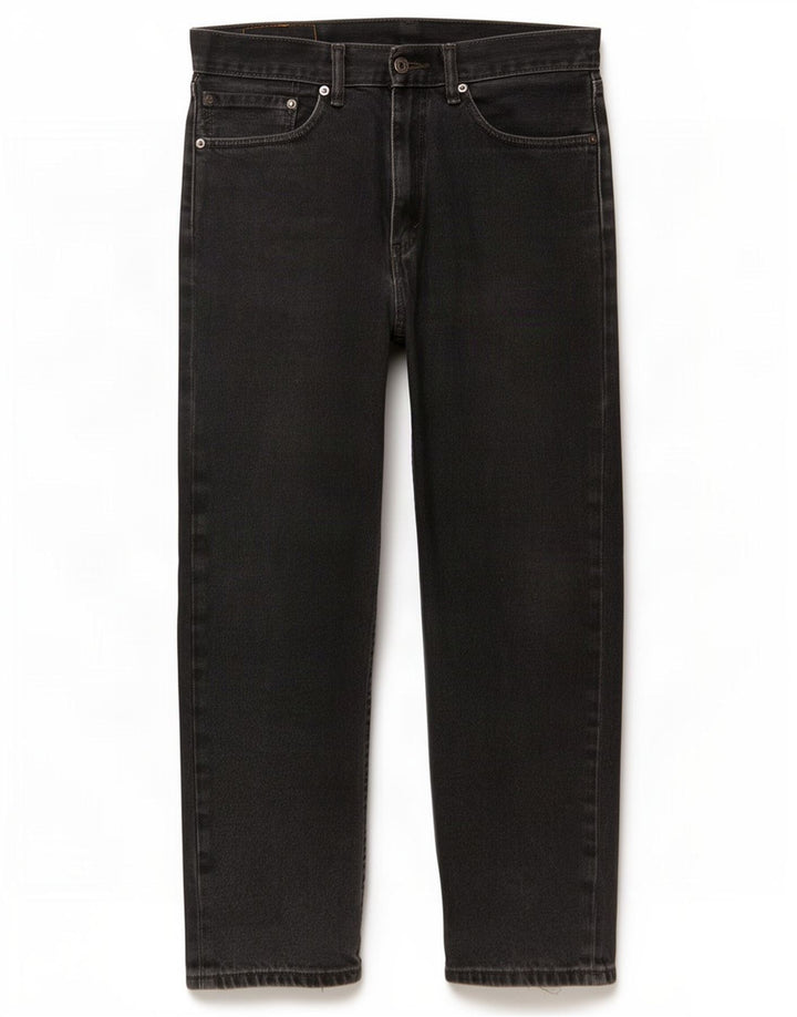 Levi's Masculino 505 Regular Straight Jeans W34 L30 Algodão Preto