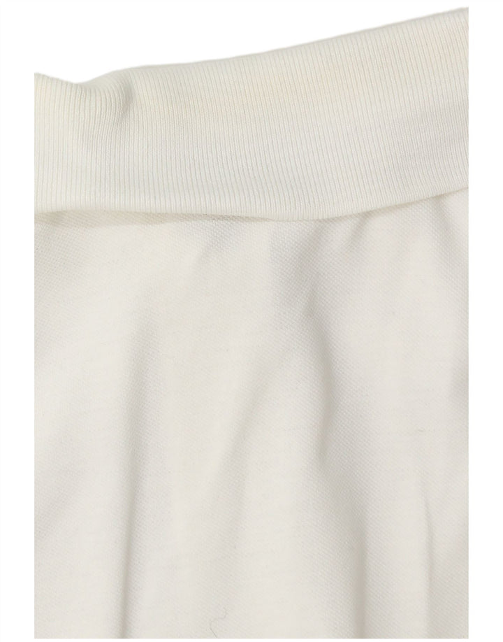 Camisa polo masculina Sergio Tacchini IT 50 algodão branco médio