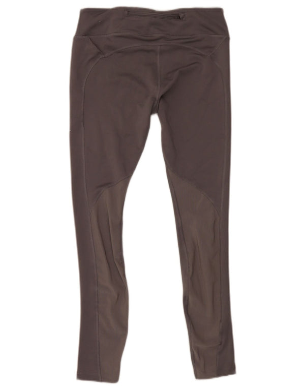 Leggings Nike Dri Fit Crop Feminino UK 12 Poliéster Cinza Médio
