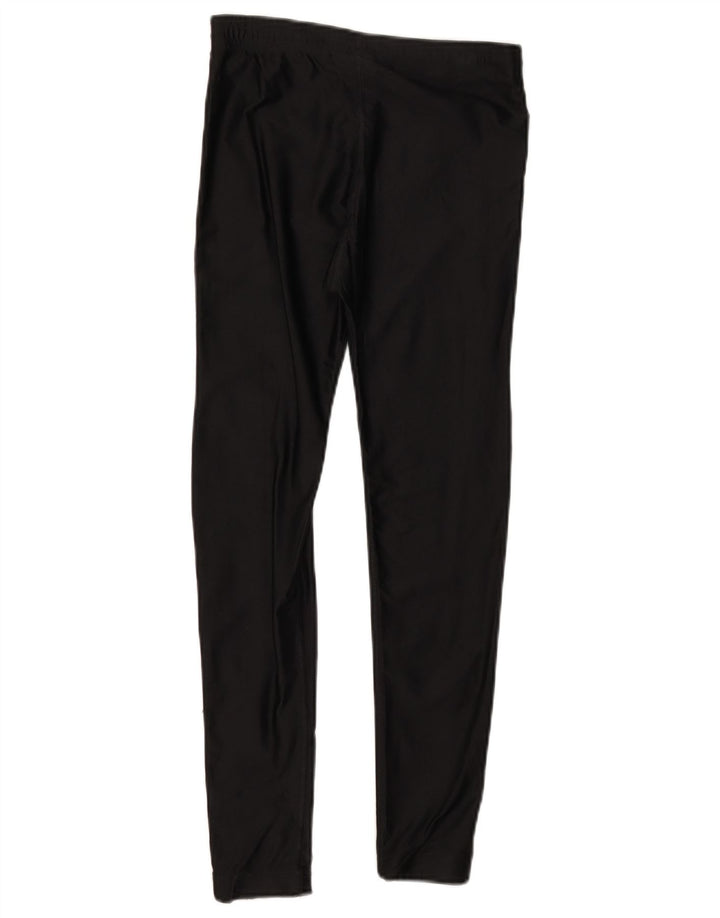 Leggings femininos Reebok UK 12 médio preto colorblock poliéster