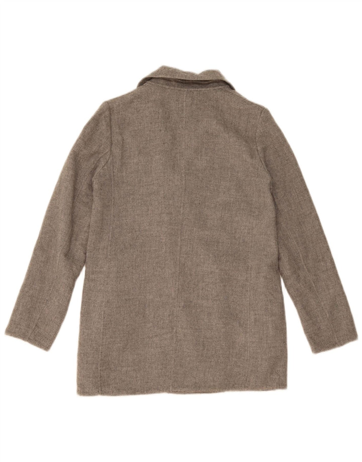 Jaqueta blazer feminina Massimo Dutti com peito duplo grande EU 36 XS cinza