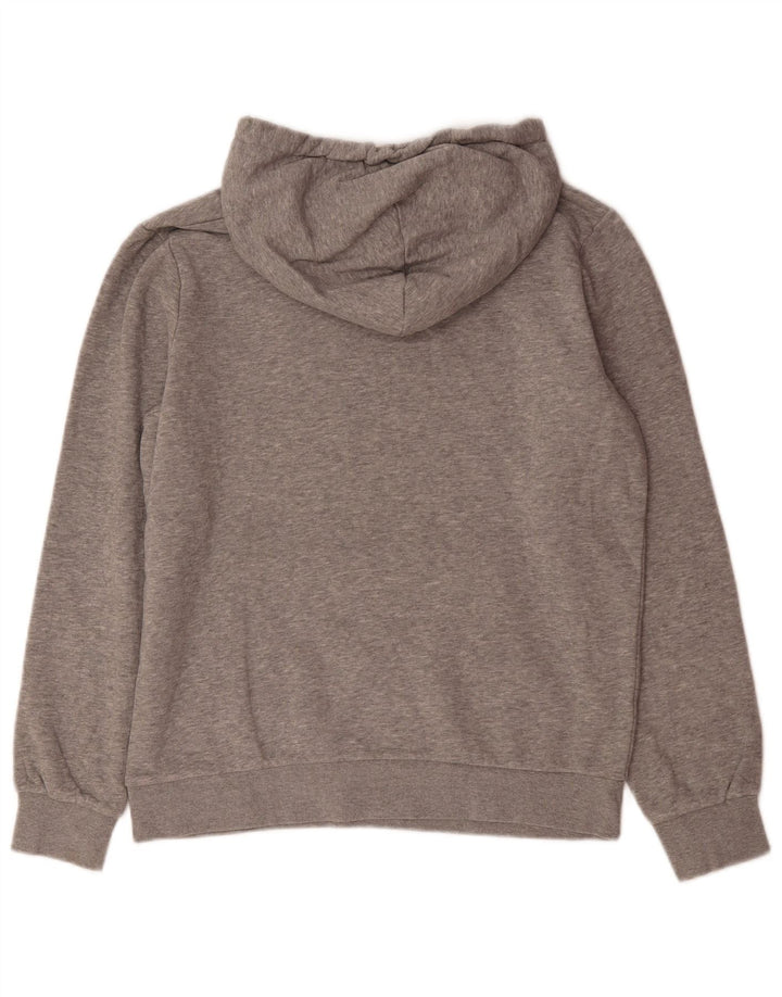 Suéter com capuz gráfico masculino Jack & Jones cinza médio manchado