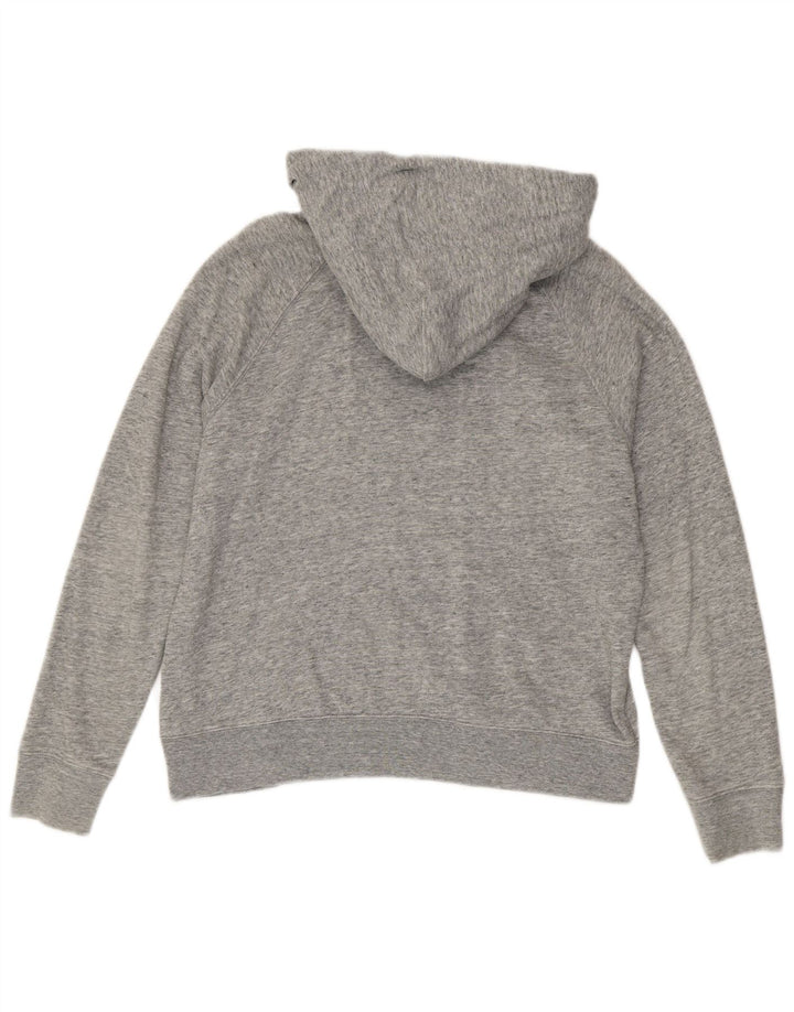 Suéter com capuz gráfico feminino Levi's UK 14 cinza médio manchado