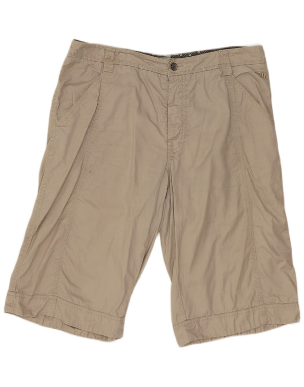 FAT FACE Mens Chino Shorts W34 Grande Algodão Bege