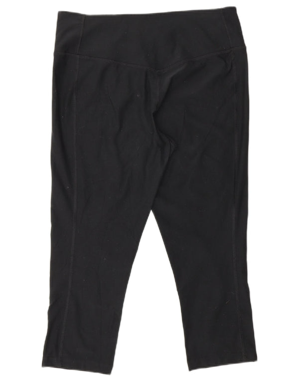 Leggings Nike Dri Fit Capri UK 14 Médio Preto Poliéster