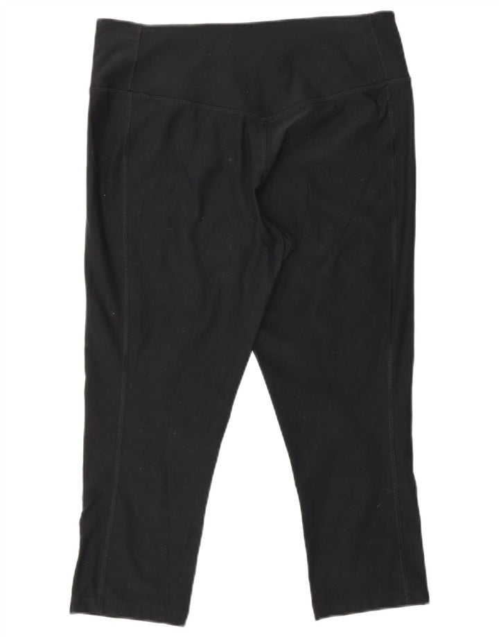 Leggings Nike Dri Fit Capri UK 14 Médio Preto Poliéster