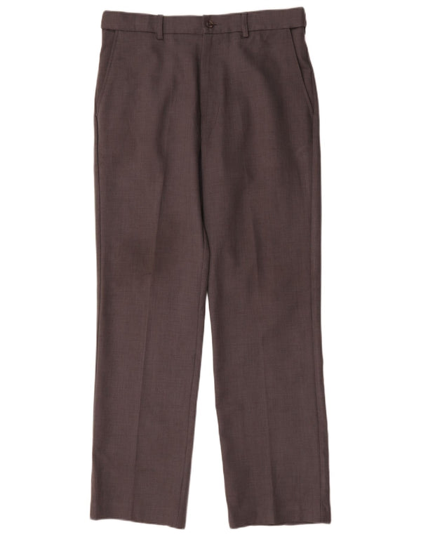 Farah Calça Chino Masculina Reta W32 L31 Poliéster Cinza