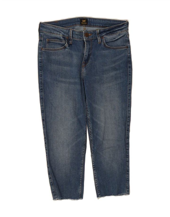 LEE Womens Scarlett Cropped Cropped Jeans W29 L19 Blue Cotton Vintage Lee and Second-Hand Lee from Messina Hembry 