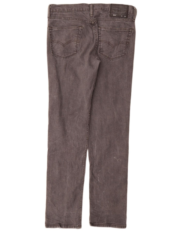 Calça Jeans Levis 511 Slim Masculina W32 L32 Cinza Algodão