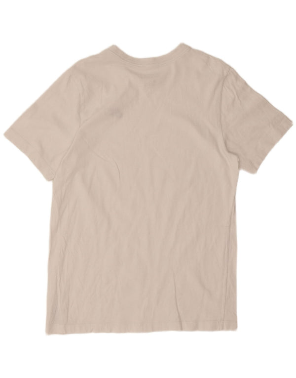 Nike Mens Camiseta Top Médio Algodão Branco