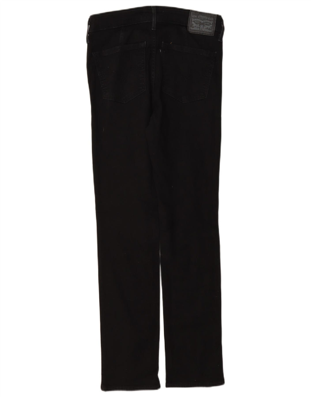 Calça jeans feminina Levi's 712 Slim W26 L30 algodão preto
