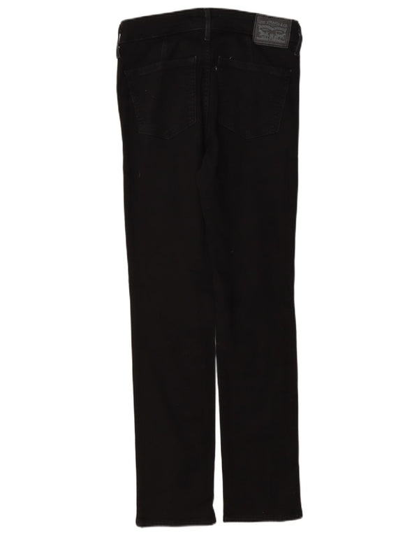 Calça jeans feminina Levi's 712 Slim W26 L30 algodão preto