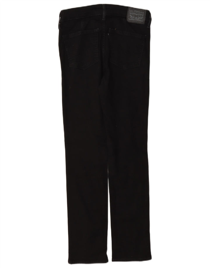 Calça jeans feminina Levi's 712 Slim W26 L30 algodão preto