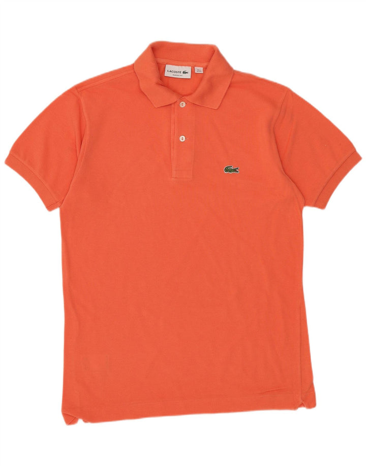 Camisa polo masculina LACOSTE Classic Fit tamanho 2 XS laranja