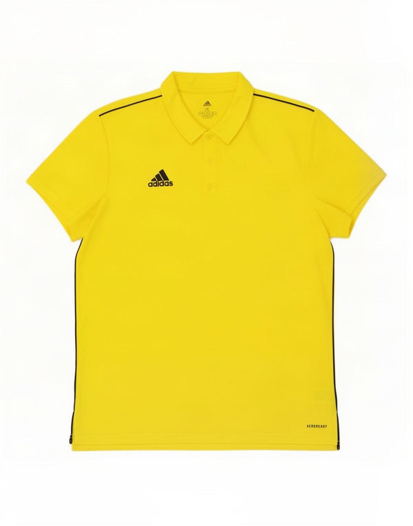 Adidas Mens Aeroready Polo Shirt XL Amarelo Poliéster