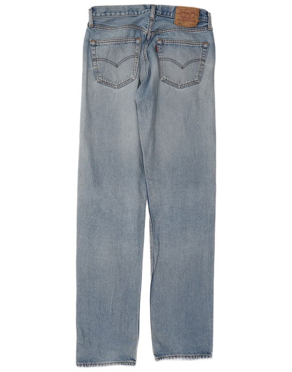 Levi's Masculino 501 Straight Jeans W33 L36 Azul Algodão