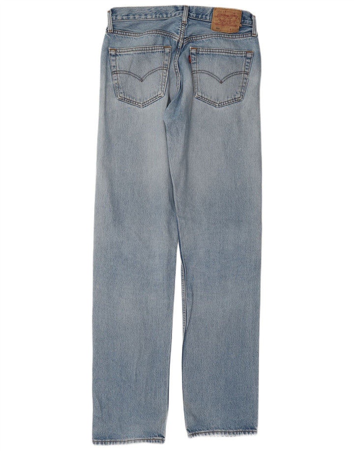 Levi's Masculino 501 Straight Jeans W33 L36 Azul Algodão