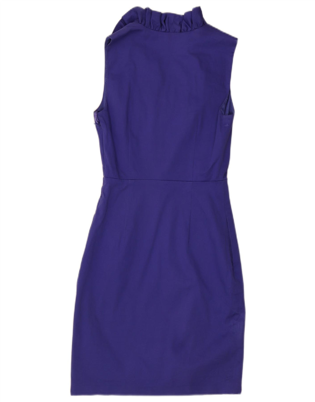Vestido feminino TED BAKER com bainha sem mangas, tamanho 1, pequeno, roxo, algodão