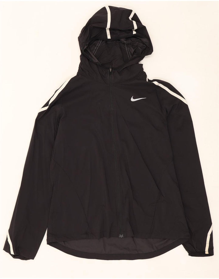 Jaqueta Nike Feminina com Capuz para Treino UK 14 Médio Preto Nylon