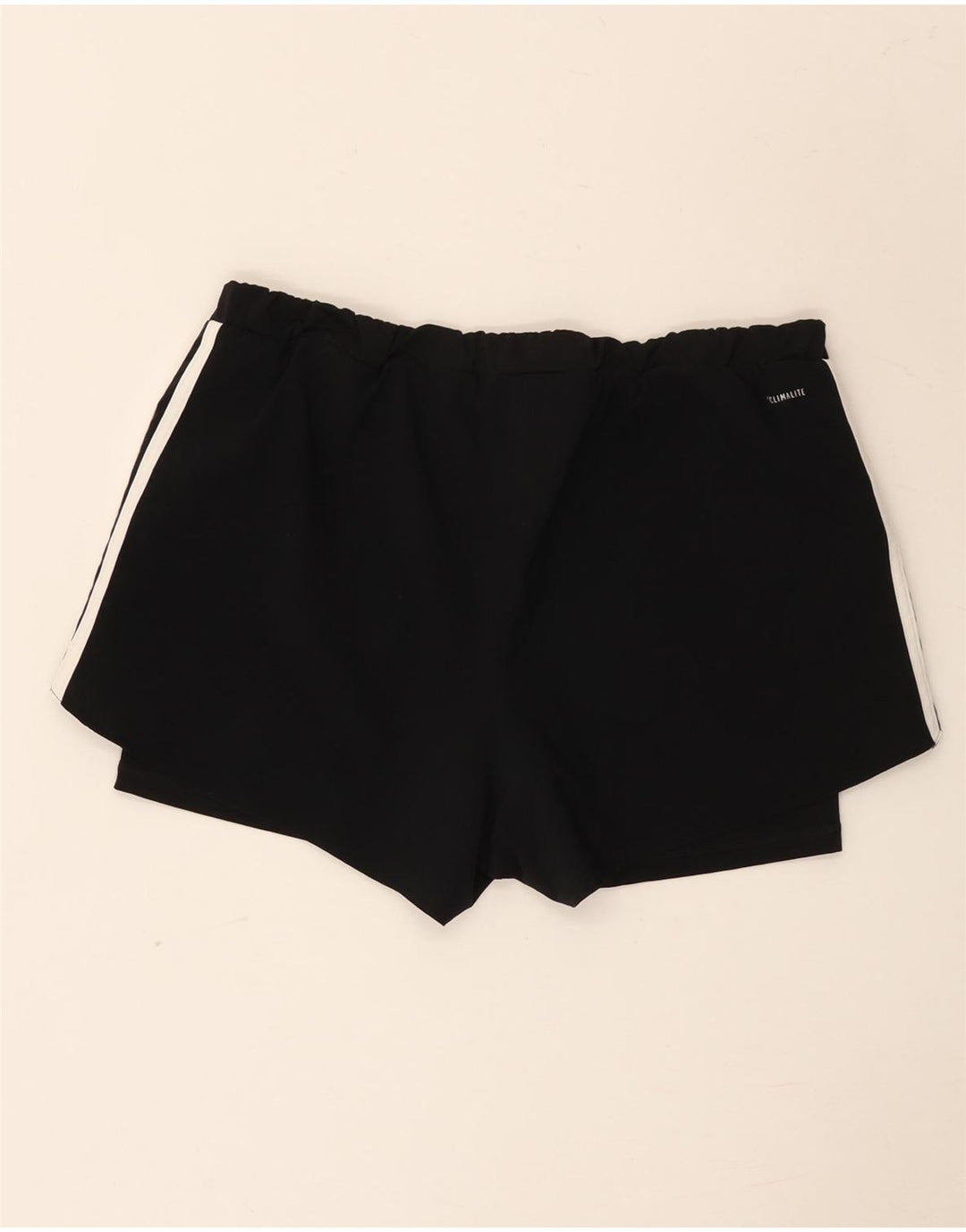 Adidas Womens Climalite Sport Shorts UK 14 Médio Preto Poliéster