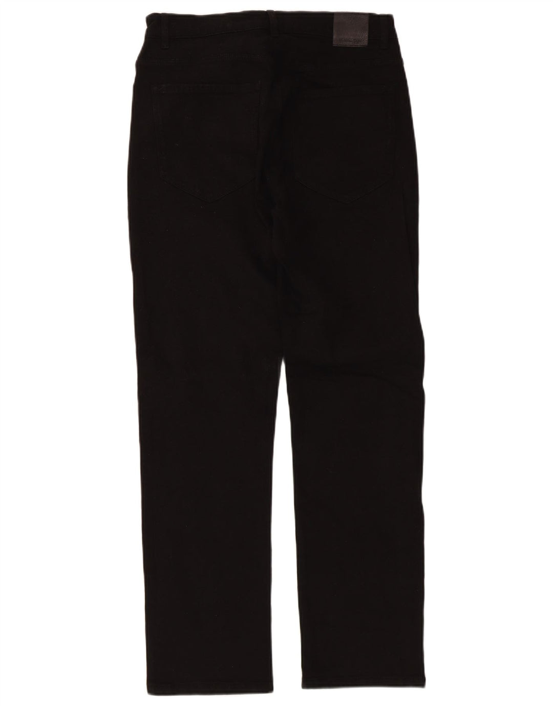 Jeans retos femininos Massimo Dutti EU 38 pequeno W28 L27 algodão preto