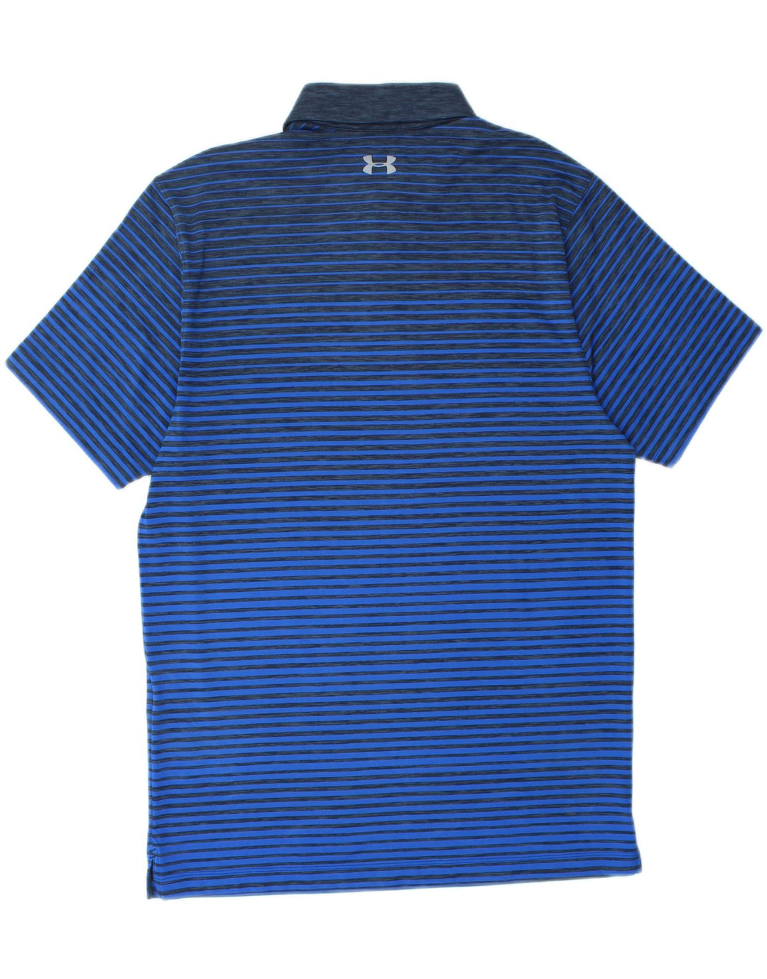 Camisa polo masculina Under ARMOR Heat Gear Graphic listrada azul média