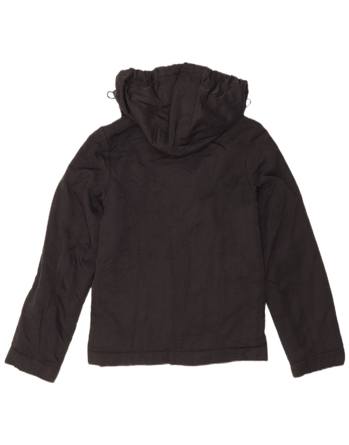 Jaqueta bomber feminina com capuz Gas UK 6 XS poliamida preta