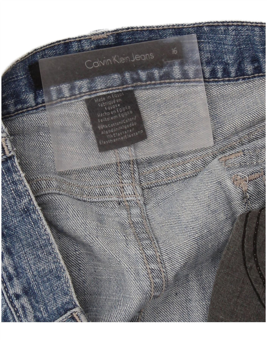 Calça jeans feminina CALVIN KLEIN US 16 XL W36 L32 algodão azul