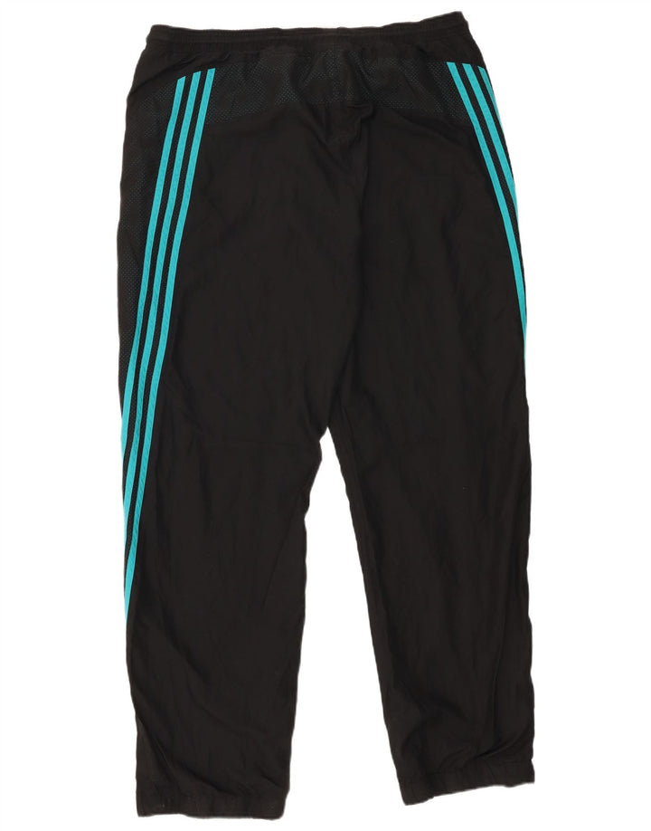 Calça de treino masculina Adidas grande poliéster preto