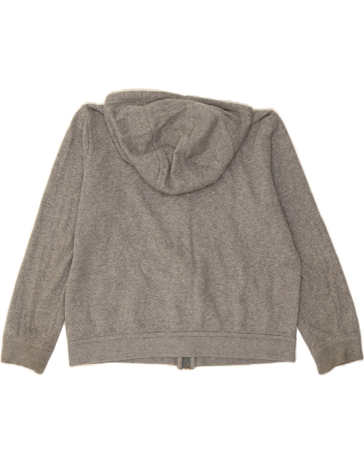 NIKE Boys Zip Hoodie Sweater 10-11 Years Medium Grey Cotton Vintage Nike and Second-Hand Nike from Messina Hembry 