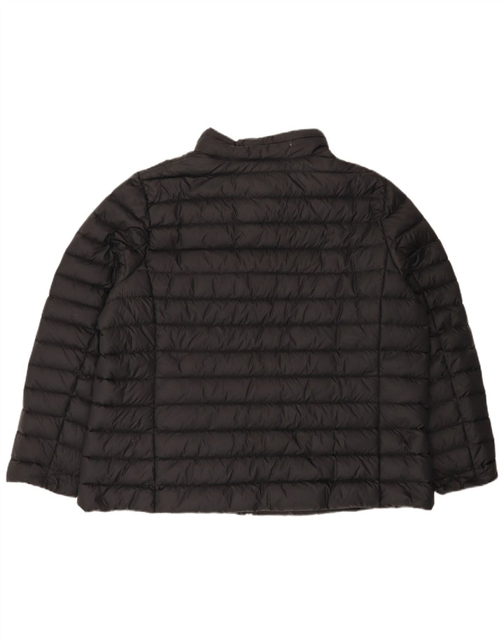 Jaqueta acolchoada feminina Tommy Hilfiger UK 20 2XL preto poliamida