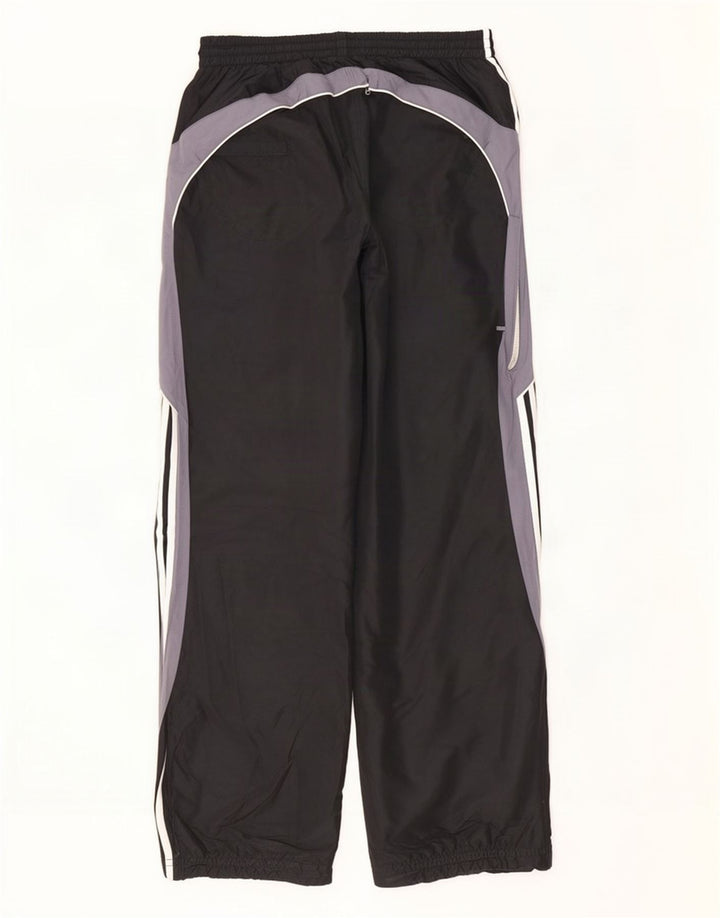 Calça de treino masculina Adidas médio preto colorblock poliéster