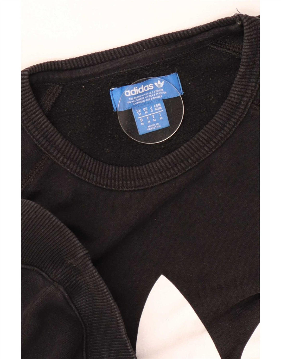 Adidas Mens Graphic Moletom Jumper Médio Preto