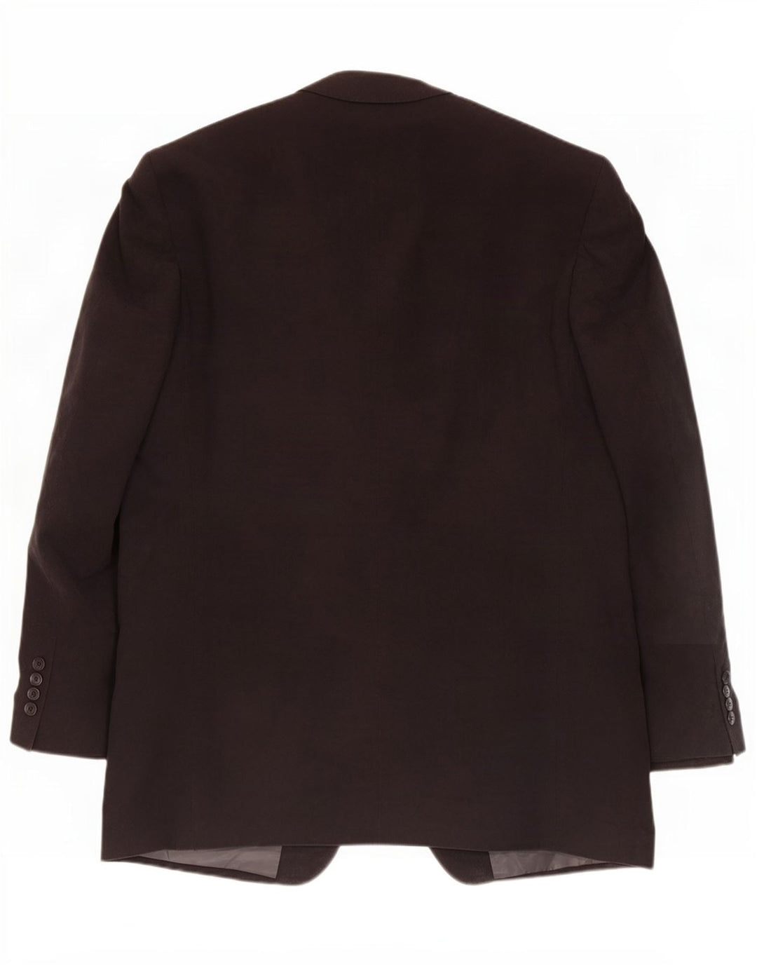 Jaqueta blazer masculina longa de 3 botões Marks & Spencer grande poliéster cinza