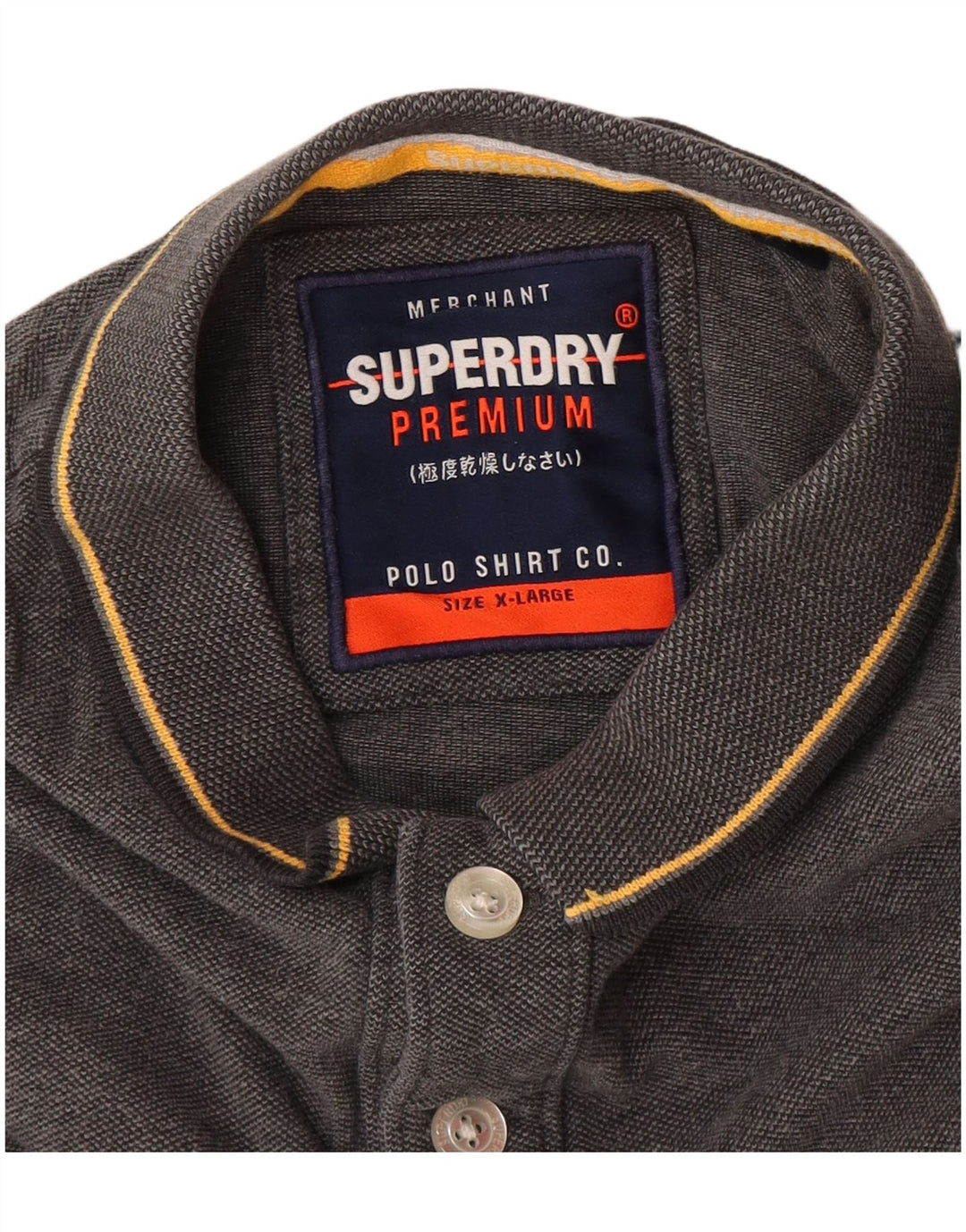 Camisa polo masculina Superdry XL cinza