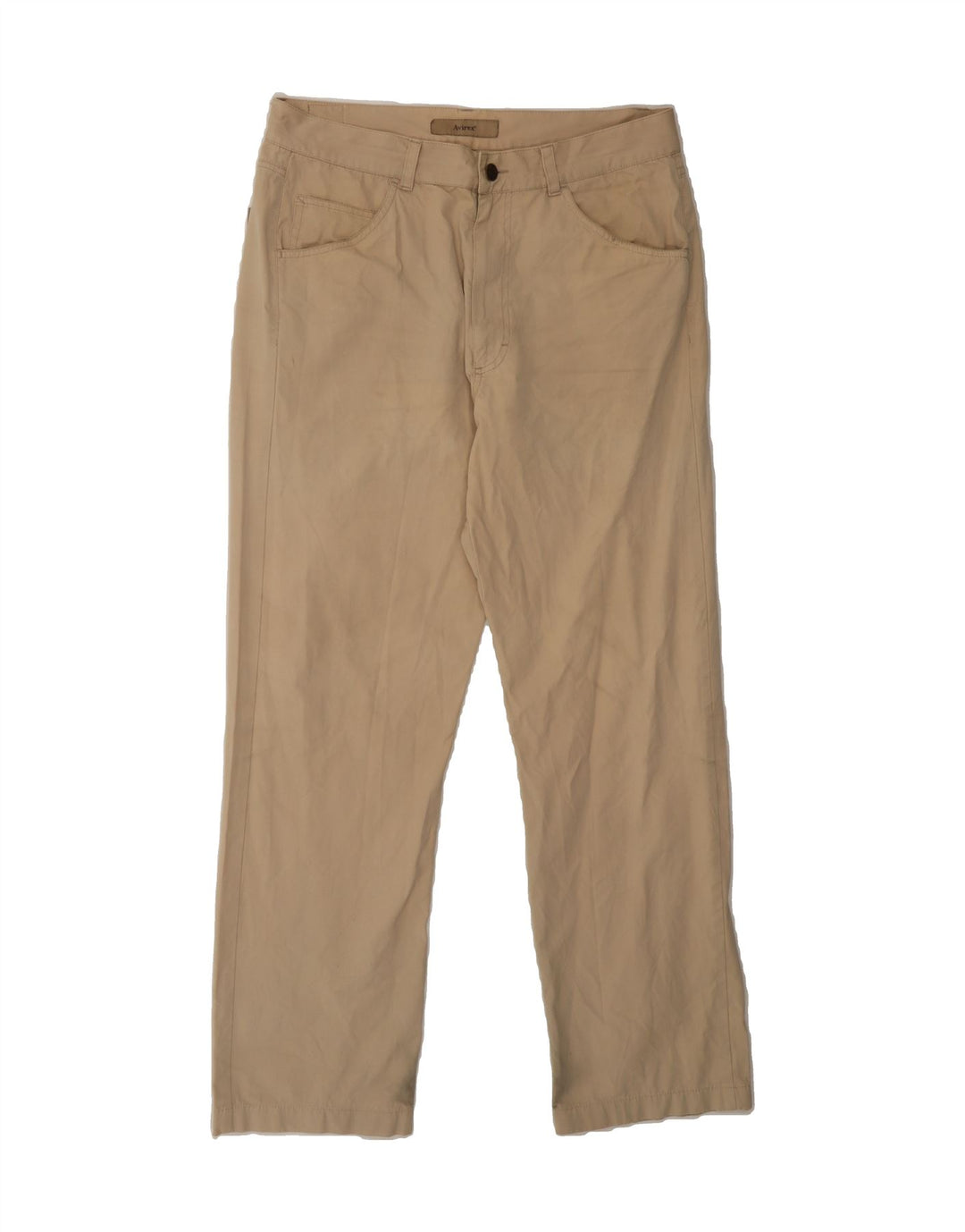 AVIREX Mens Straight Casual Trousers W33 L28 Beige Cotton Vintage Avirex and Second-Hand Avirex from Messina Hembry 
