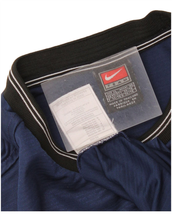 Camiseta masculina Nike Top UK 45/47 XL azul marinho poliéster