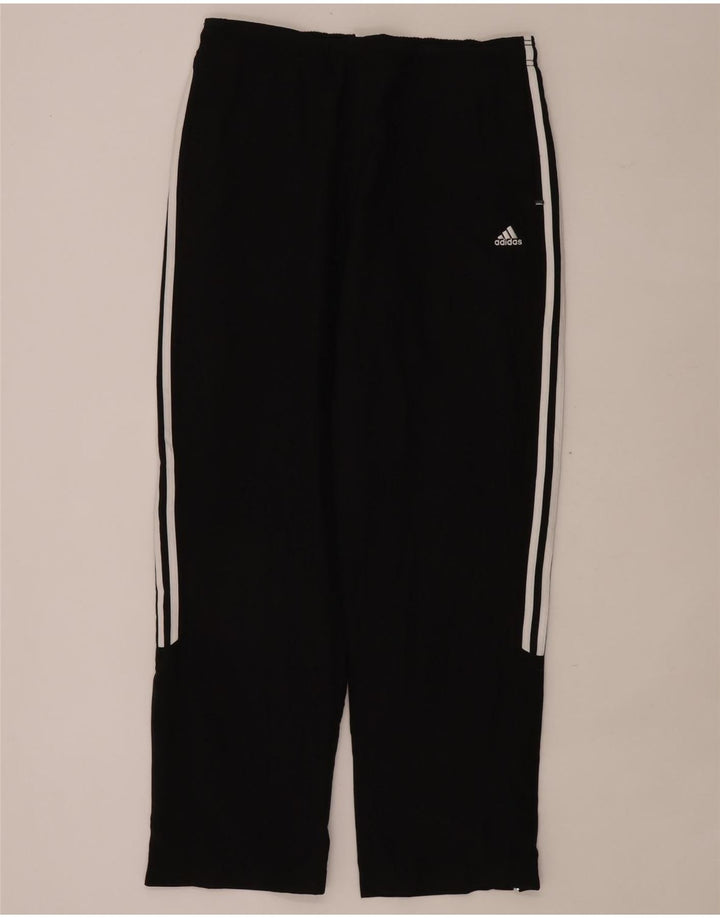 Calça de treino feminina Adidas UK 16 grande poliéster preto