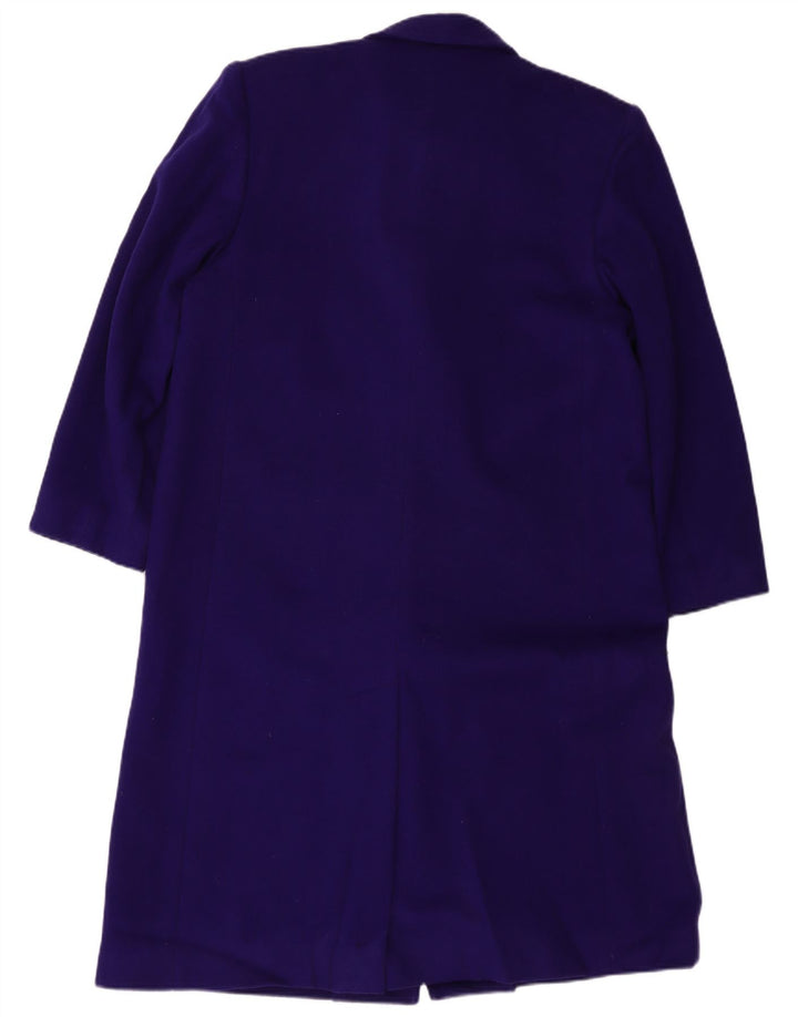 Sobretudo feminino LONDON FOG US 16 2XL lã virgem azul