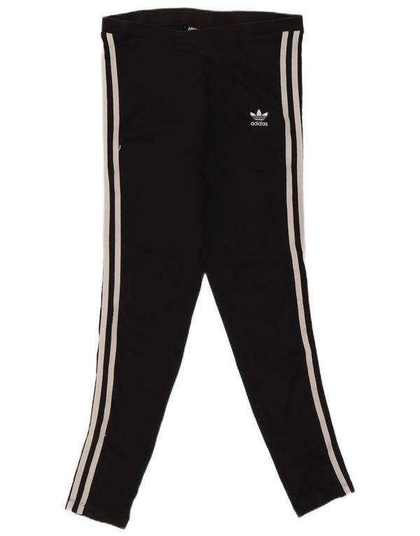 Leggings femininas Adidas UK10 pequeno algodão preto